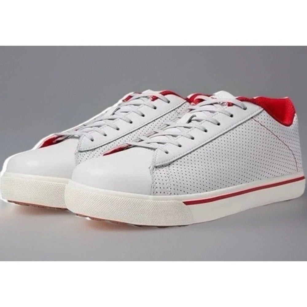 Rocky Skate RKK407ZA Men's 8 Wide Gray Red Leather Nano Comp Toe Work Shoes